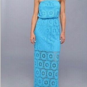 Lilly Pulitzer Emmett Lace Strapless Maxi Dress